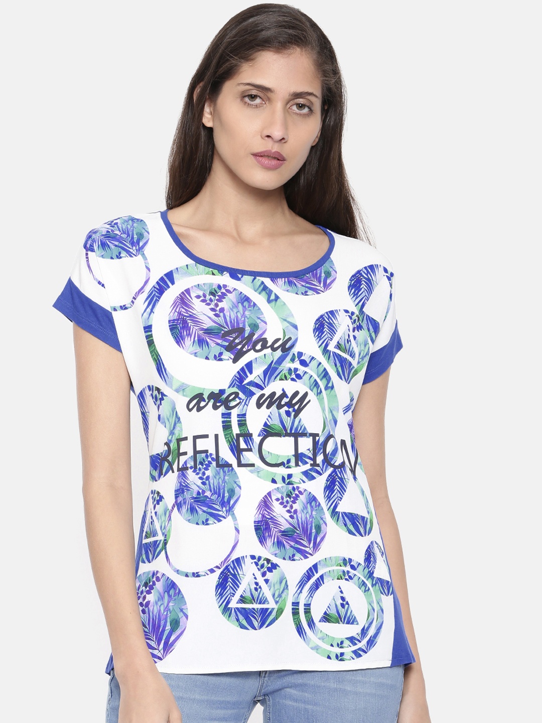 

Jealous 21 Women White Printed Top