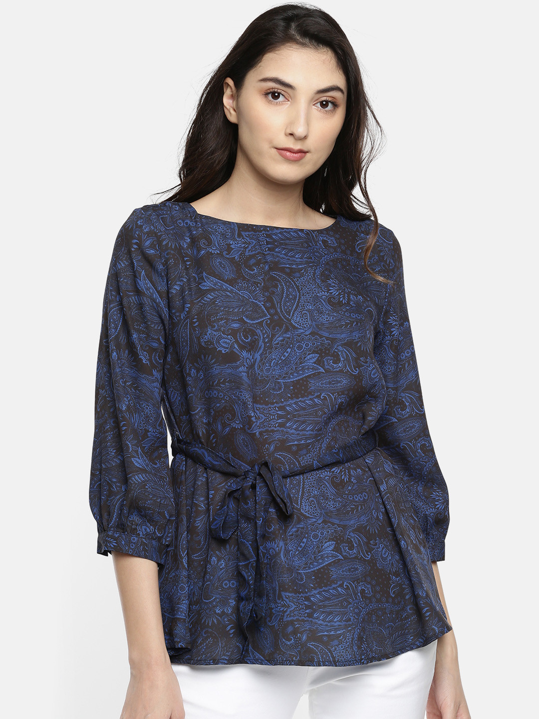 

Allen Solly Women Black Printed Top