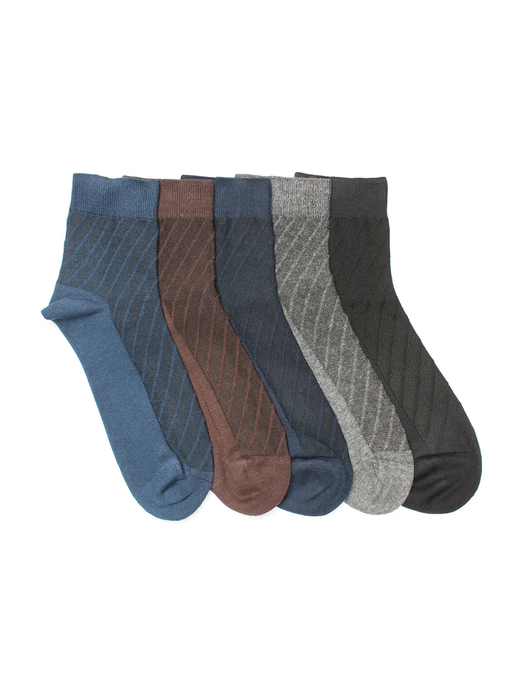 

Supersox Men Pack of 5 Above Ankle-Length Socks, Assorted