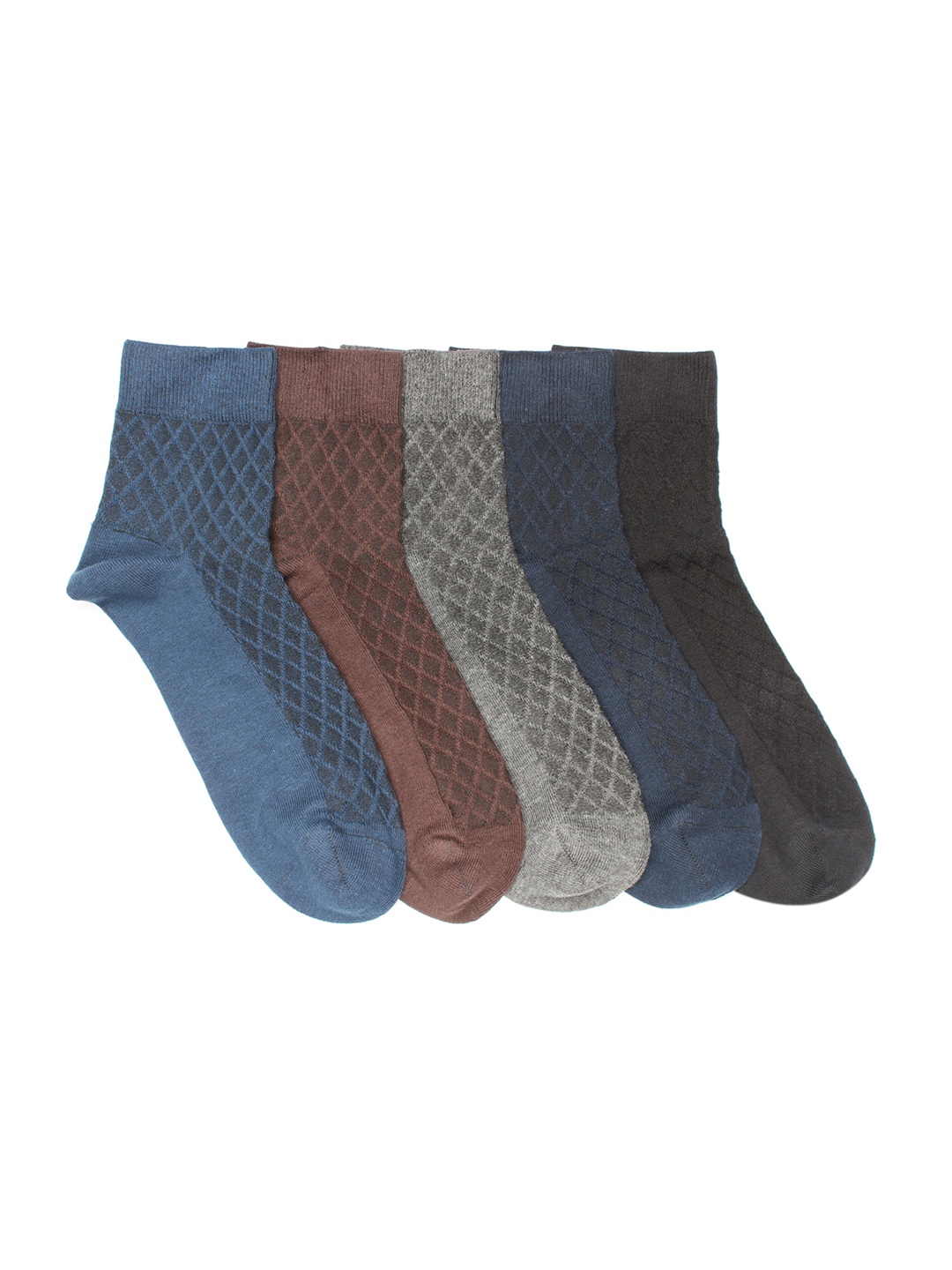 

Supersox Men Pack of 5 Above Ankle-Length Socks, Assorted