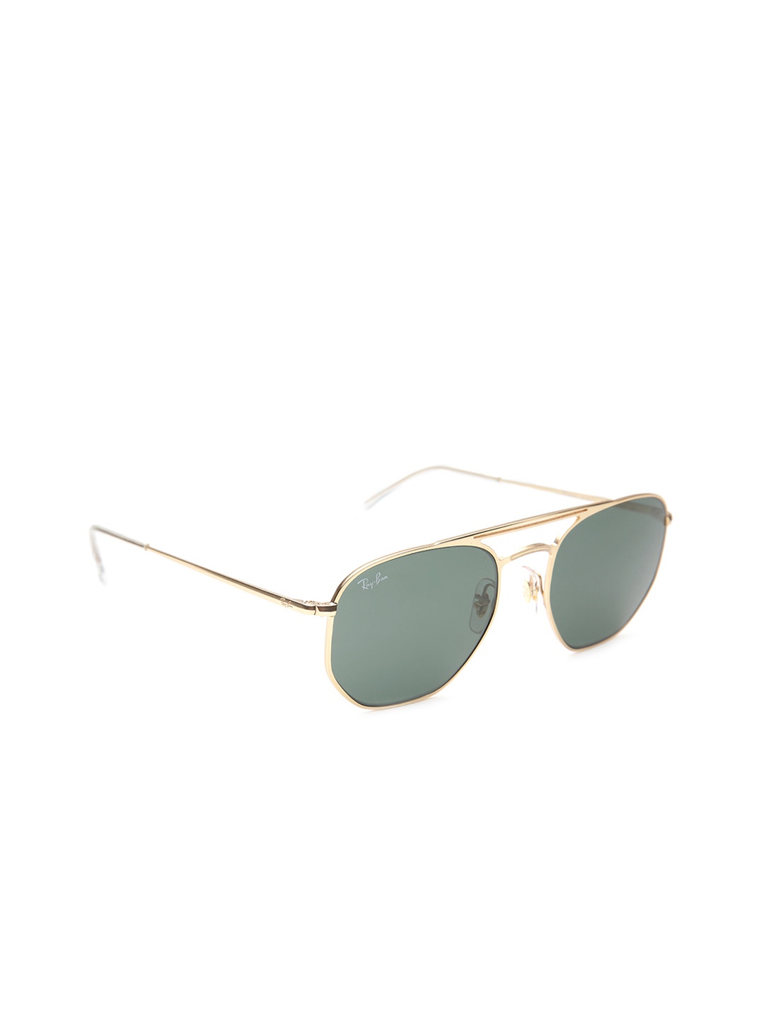 

Ray-Ban Unisex Oval Sunglasses 0RB360991407154, Green