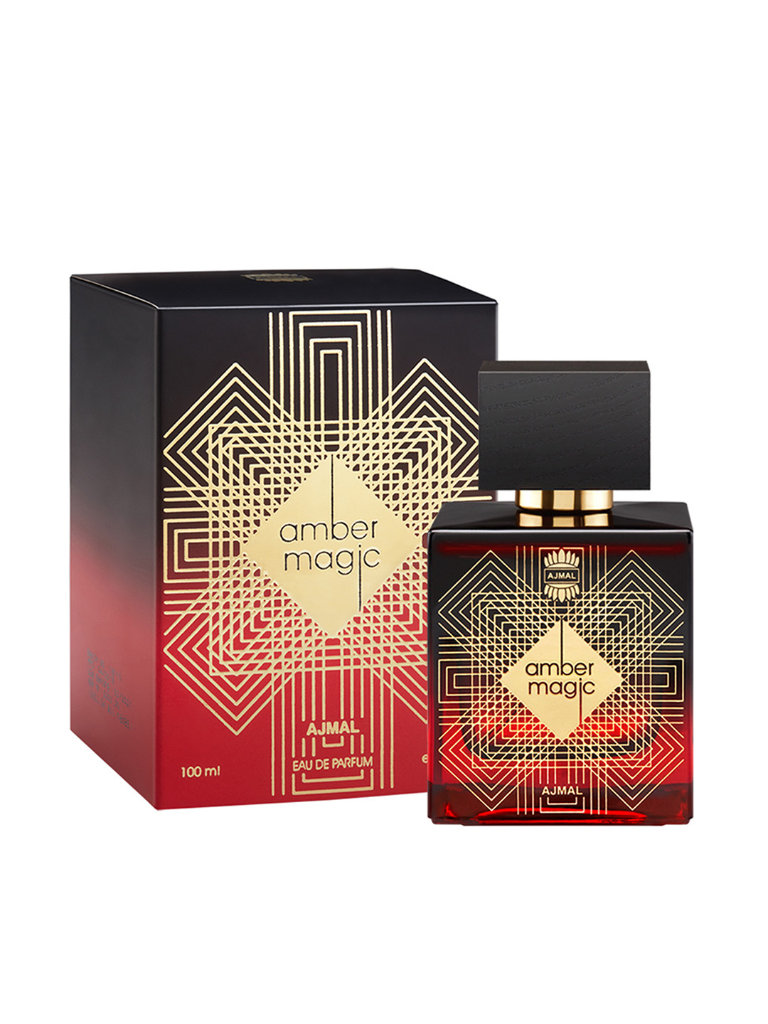 

Ajmal Men Amber Magic EDP Woody 100ml, Red