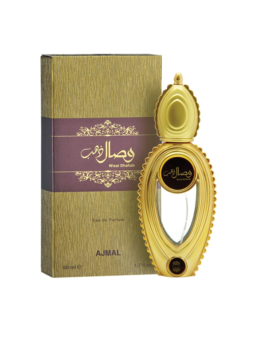 

Ajmal Men Woody Made in Dubai Wisal Dhahab EDP 50ml, Brown