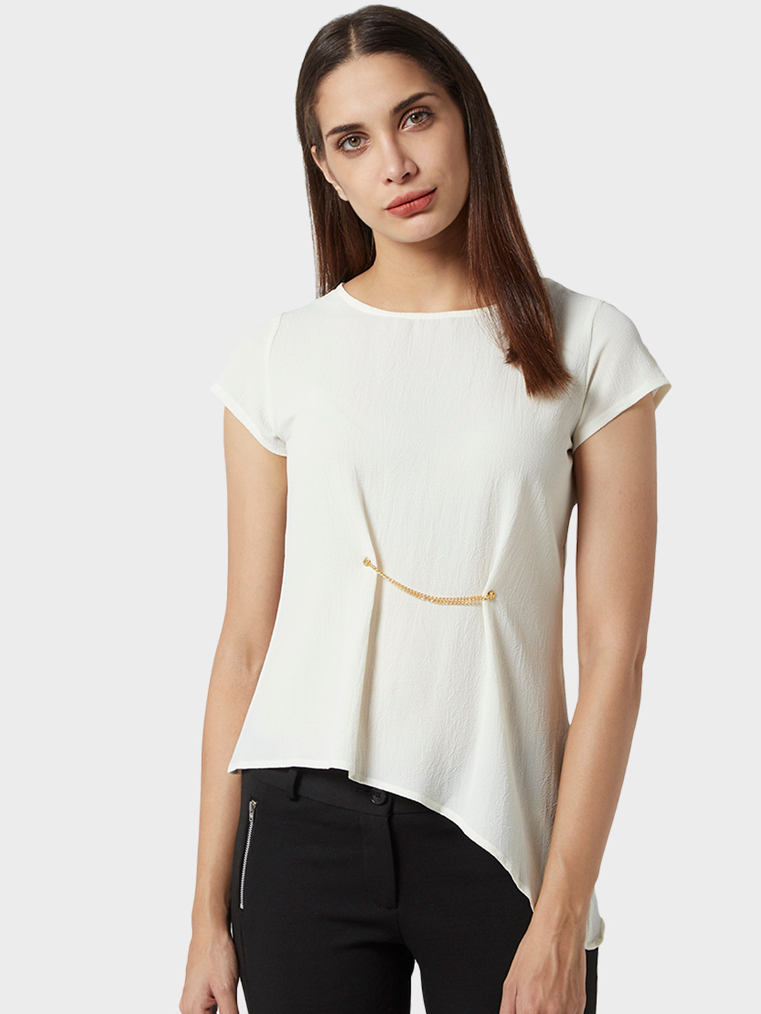 

Park Avenue Women White Solid Top