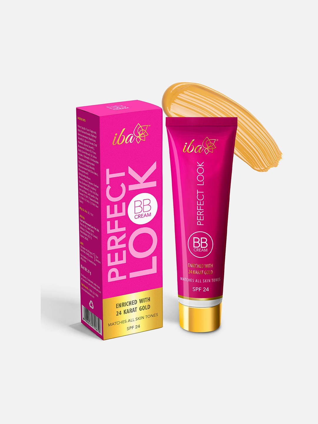 

Iba Perfect Look BB Cream With 24 Karat Gold 30g - Medium Shade, Pink