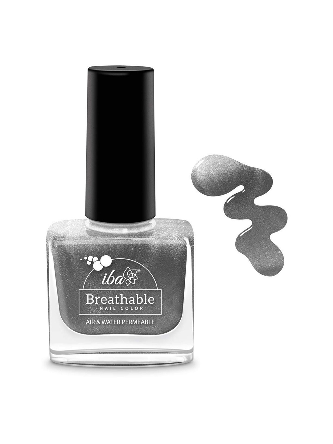 

Iba HALAL CARE B22 Sparkling Silver Argan Oil Enriched Breathable Nail Color 9 ml