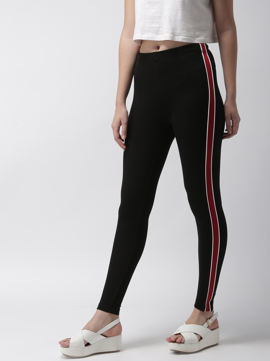 

FOREVER 21 Women Black Treggings