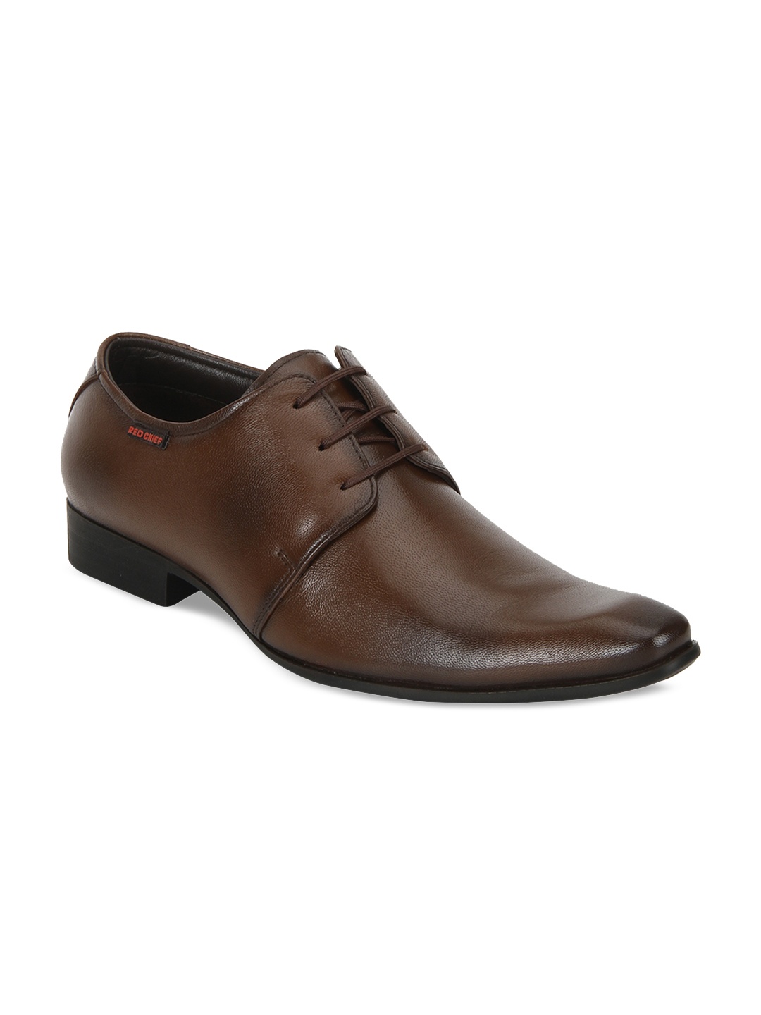 

Red Chief Men Brown Leather Formal Derbys