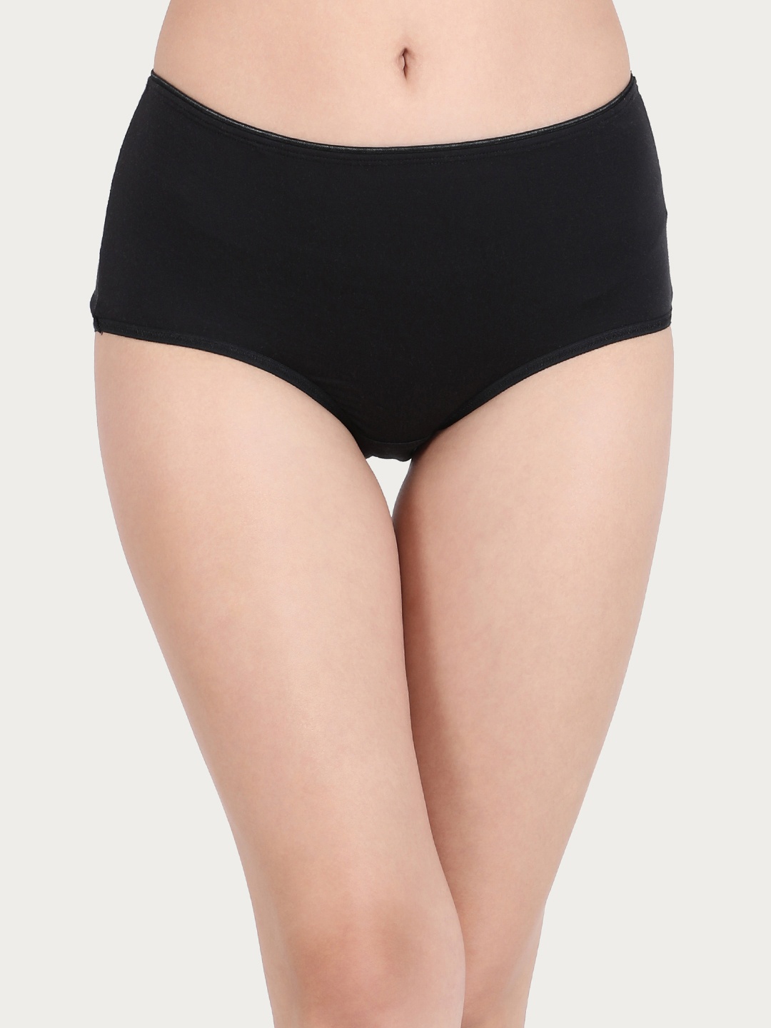 

Clovia Black Solid Hipster Panty PN2580P133XL