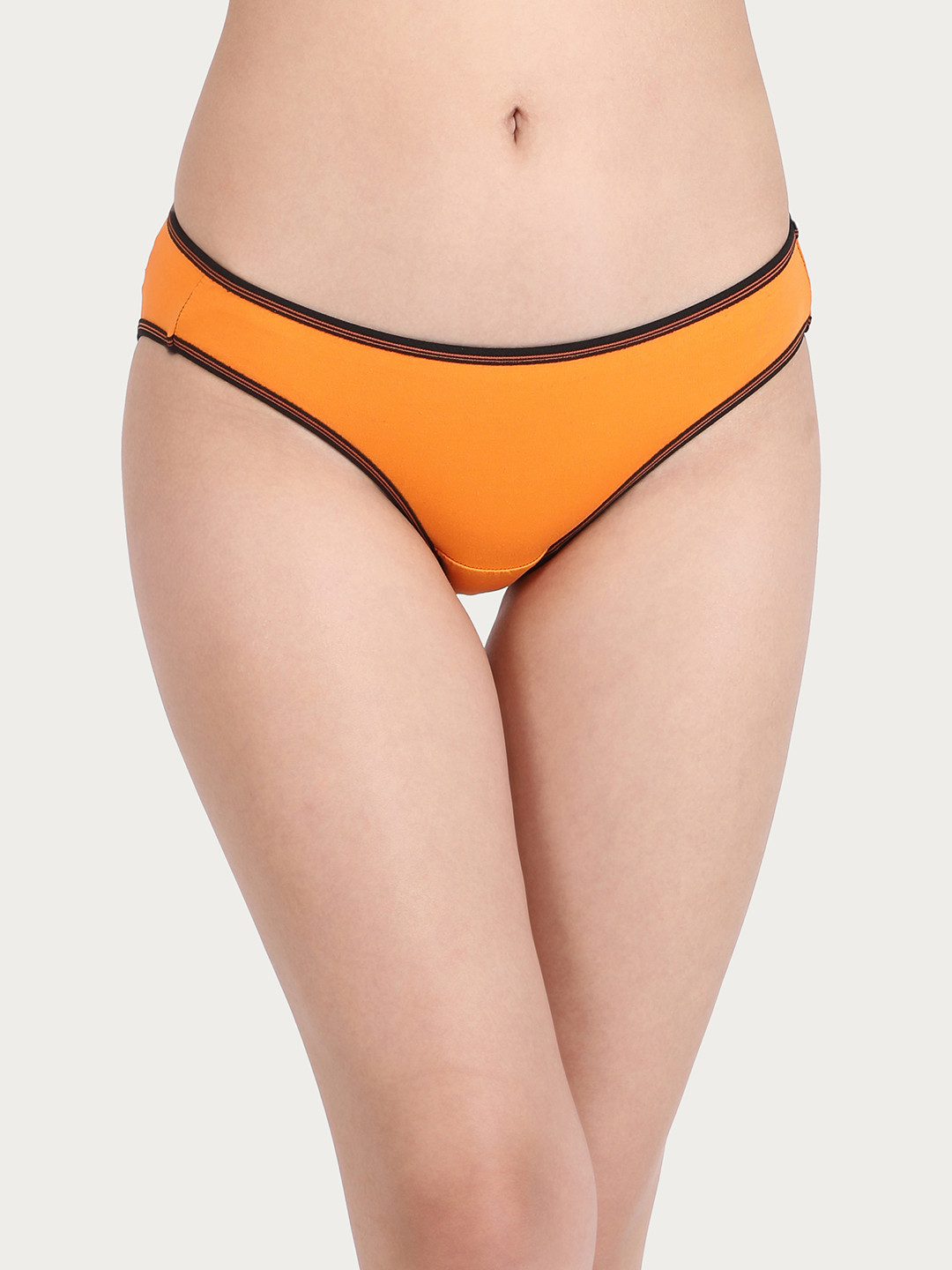 

Clovia Women Orange Solid Low Waist Bikini Briefs PN2557P16XL