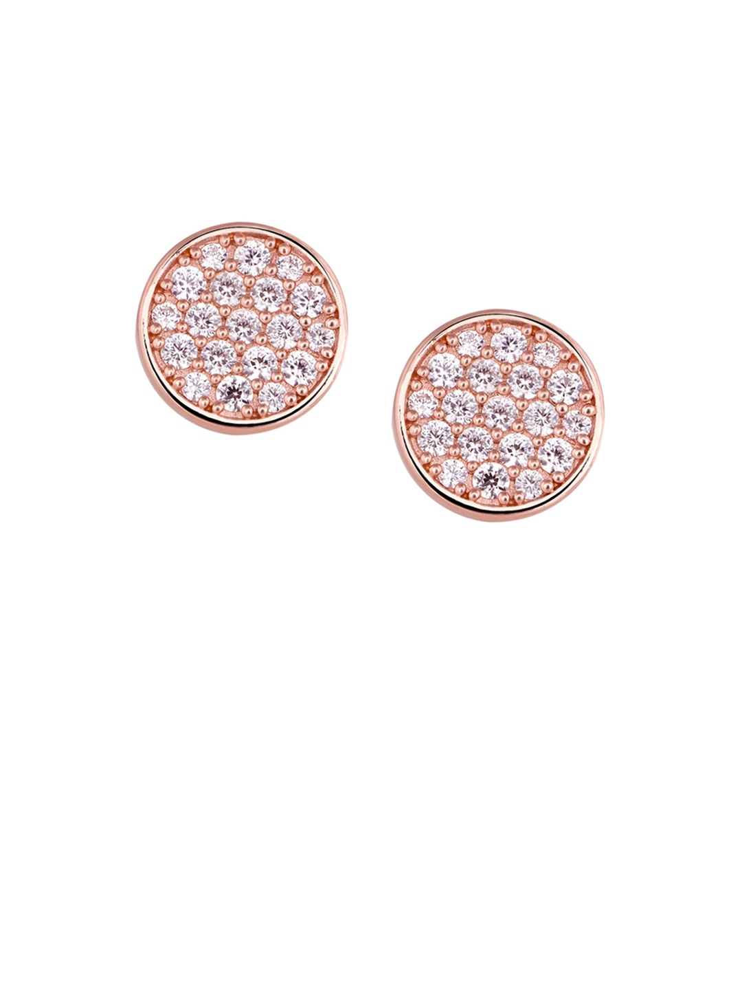 

TALISMAN Silver-Toned Circular Studs