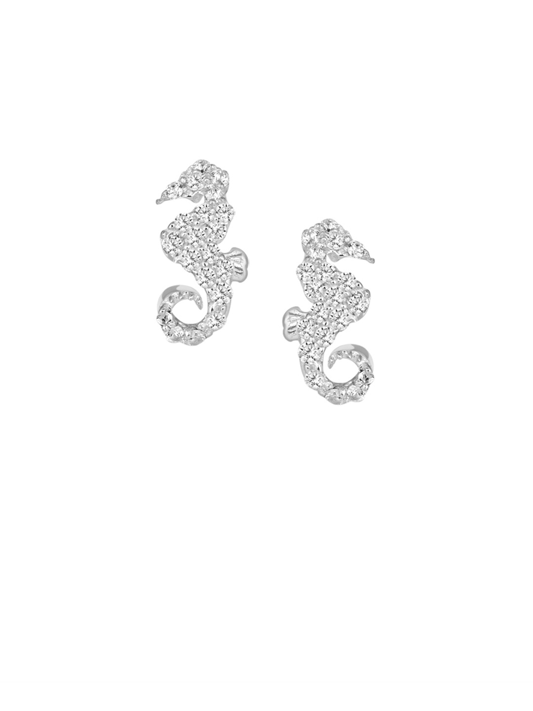 

TALISMAN Silver-Toned Animal Shaped Studs