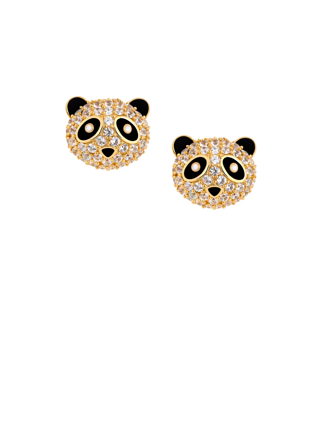 

TALISMAN Silver-Toned & Gold-Toned Animal Shaped Studs