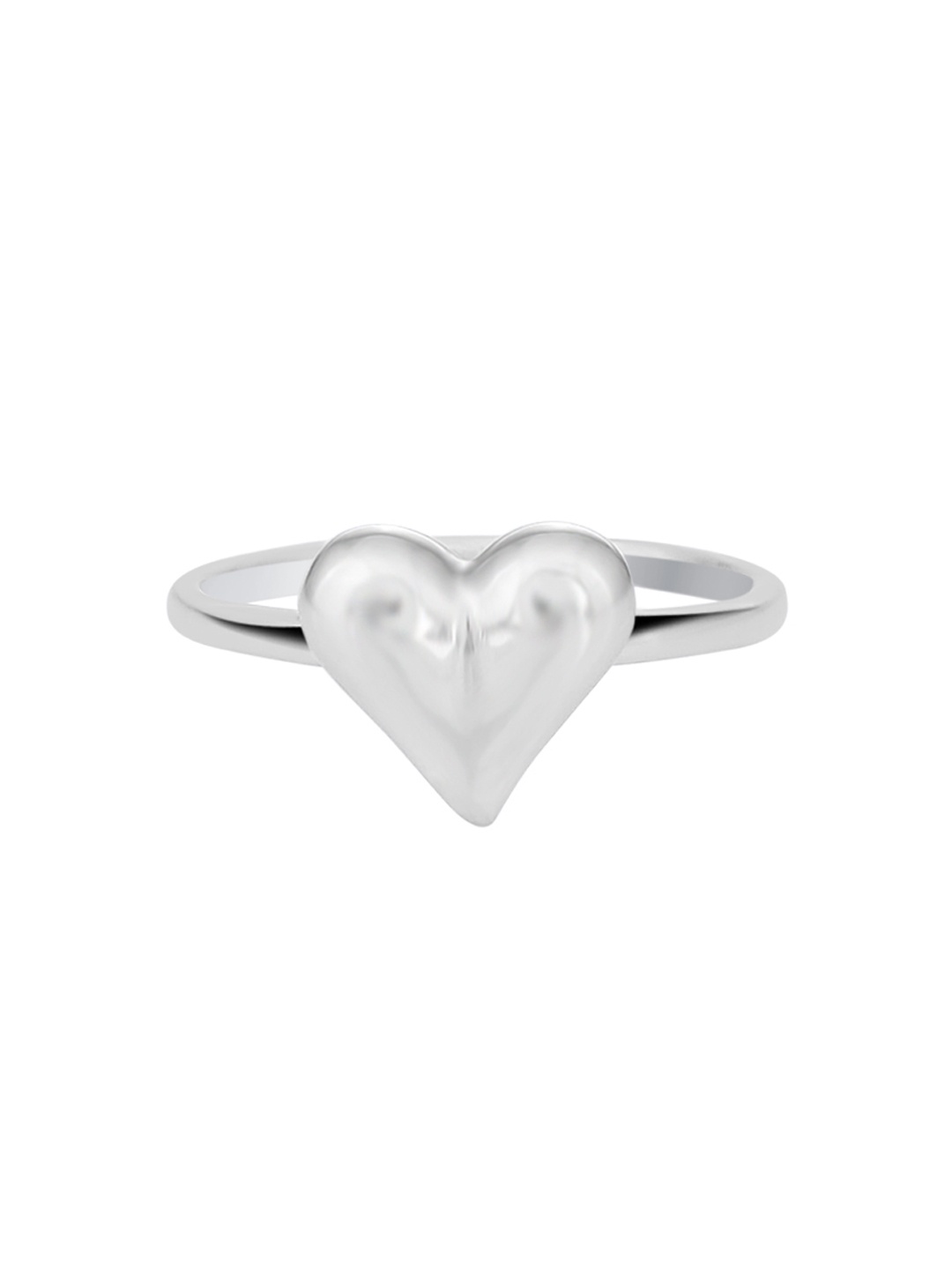 

TALISMAN Women Rhodium-Plated Silver-Toned Handcrafted Ring