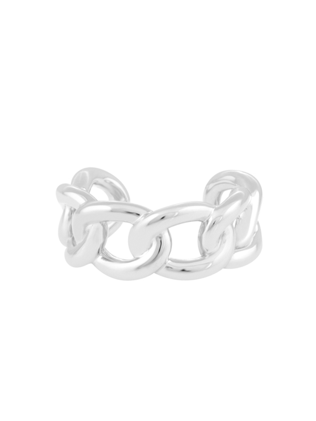 

TALISMAN Women Rhodium-Plated Silver-Toned Handcrafted Ring