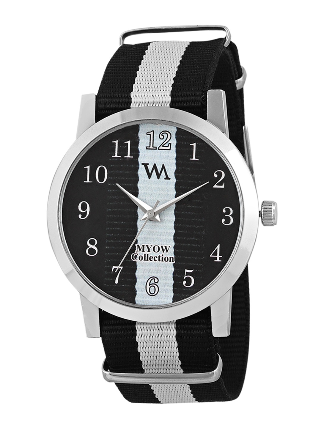 

WM Men Black & White Analogue Watch WMAL-BLACKWHITEzx