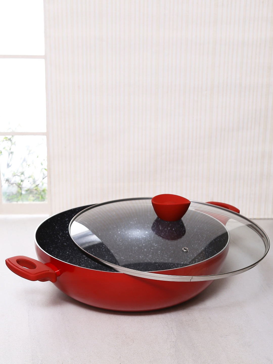 

BERGNER Red Aluminium Casserole with Lid