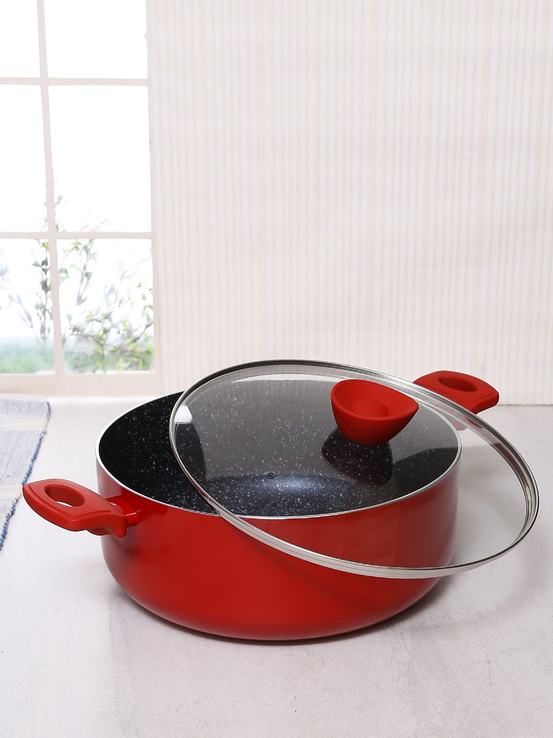 

BERGNER Red Casserole With Lid