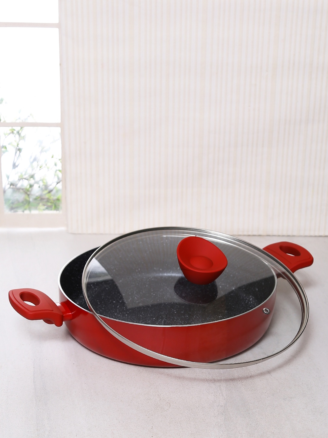 

BERGNER Red Casserole With Lid