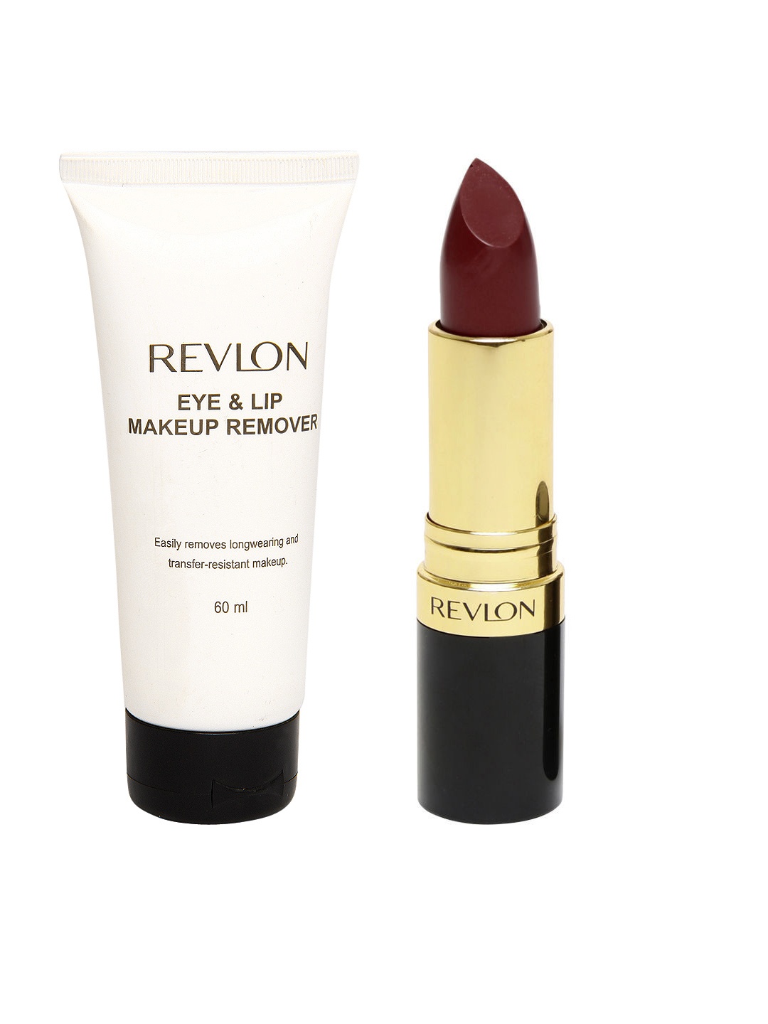 

Revlon Super Lustrous Queenly Me Matte Lipstick 010 With Eye & Lip Makeup Remover, Maroon