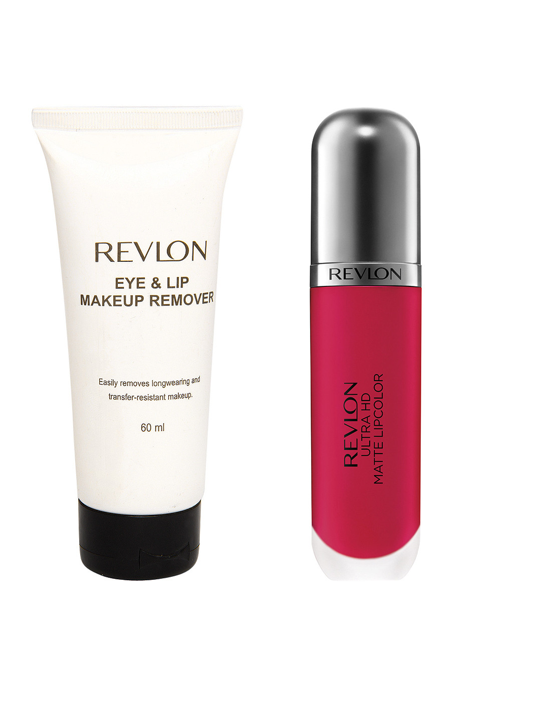 

Revlon Set of Makeup Remover & Ultra HD Matte Lip Color, Red