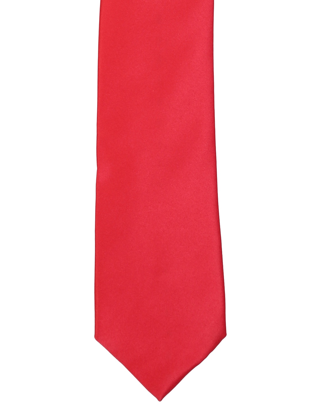 

Tossido Red Solid Skinny Tie