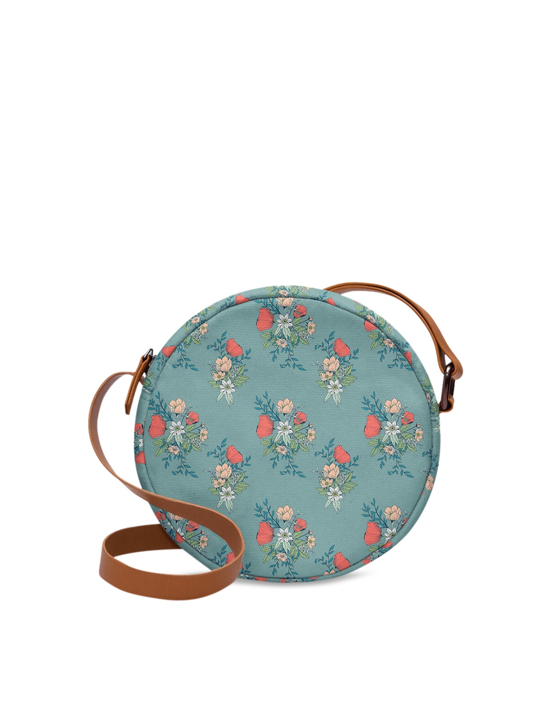 

DailyObjects Blue & Black Printed Sling Bag