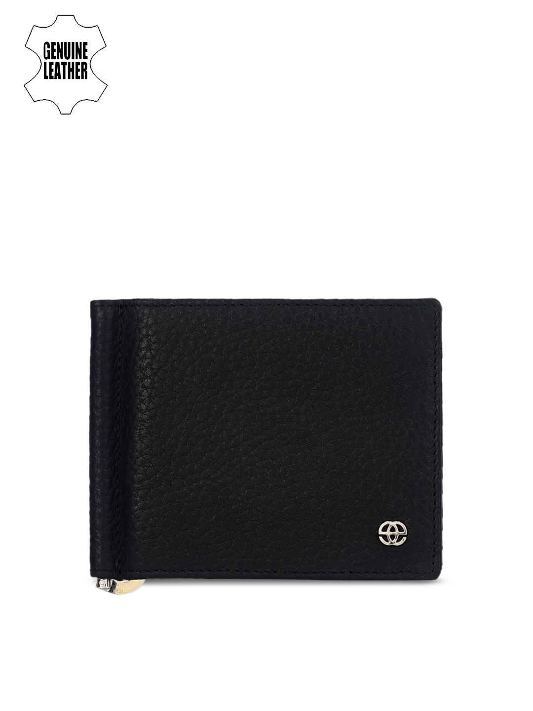 

Eske Men Black Textured Leather Card Holder