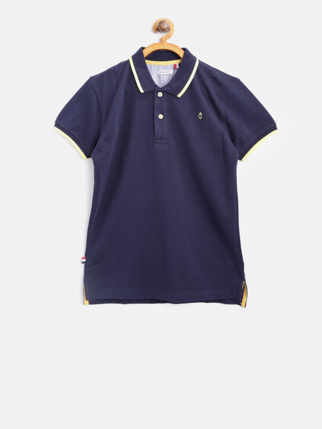 

Gini and Jony Boys Navy Solid Polo Collar T-shirt, Navy blue
