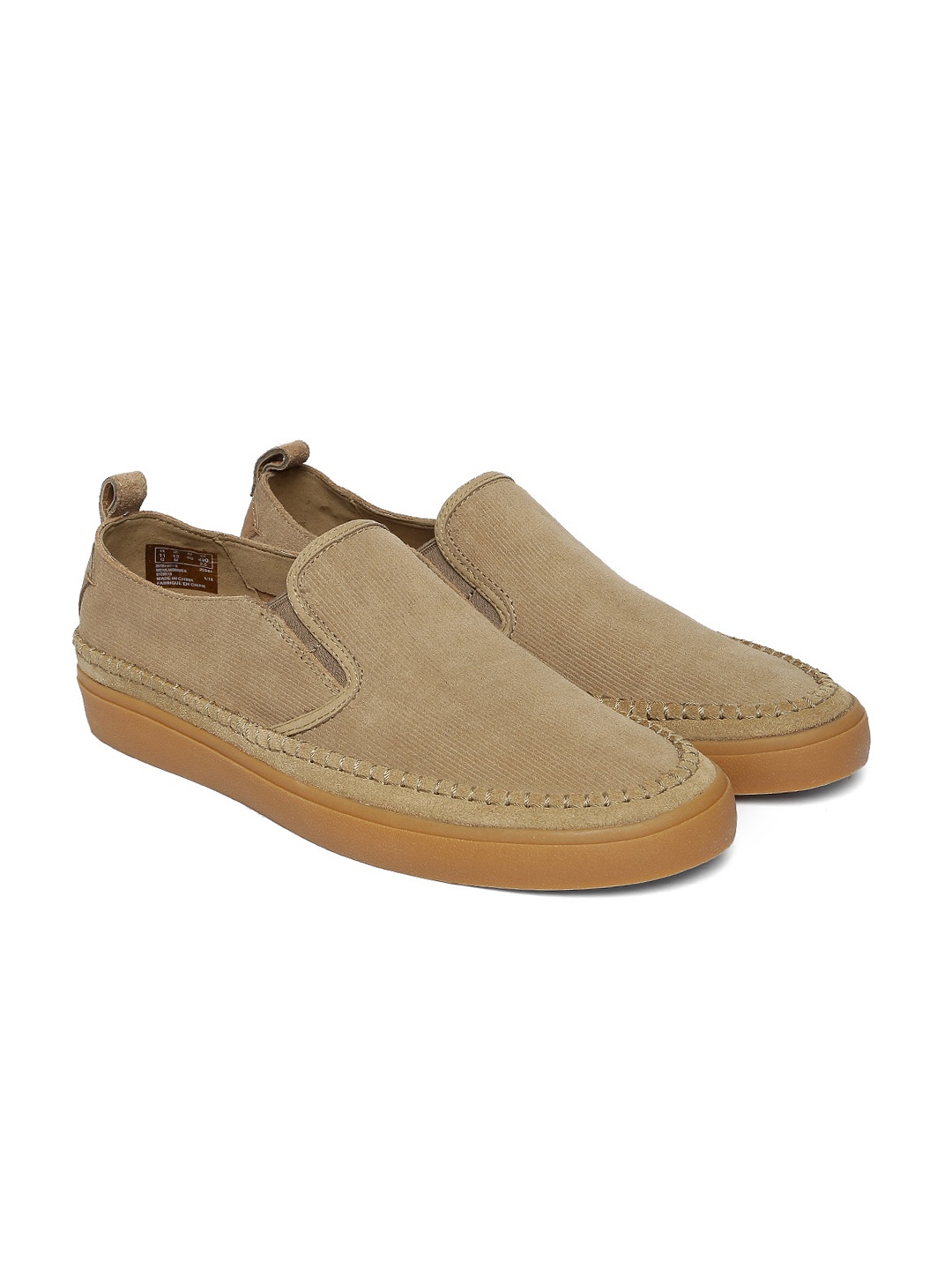 

Clarks Men Brown Slip-On Sneakers