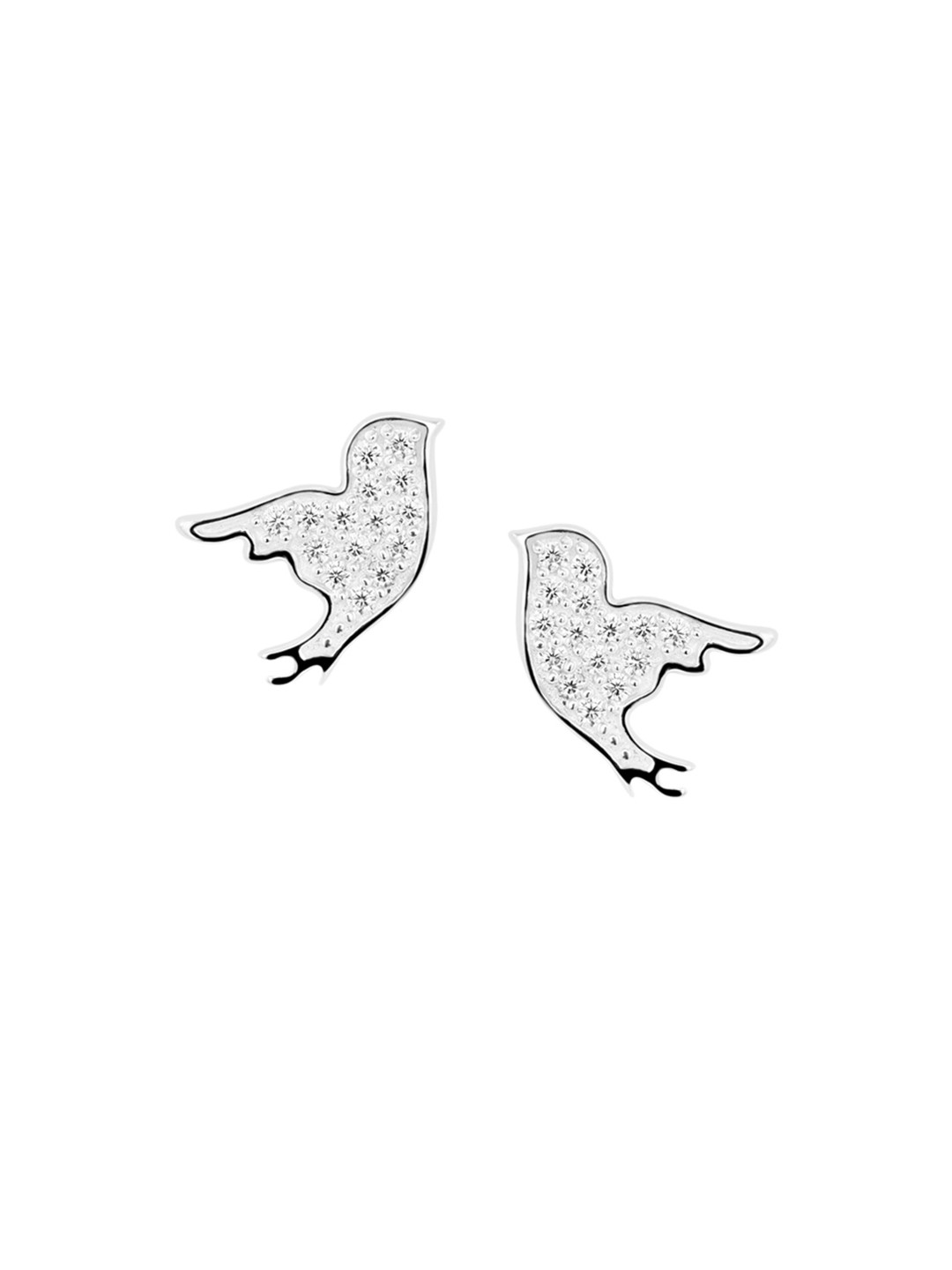 

TALISMAN Silver-Toned Animal Shaped Studs