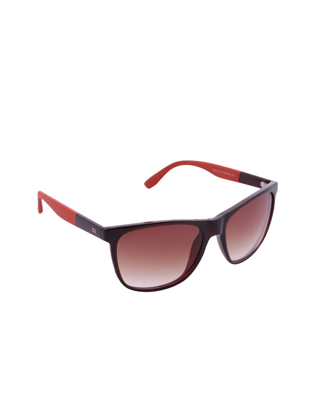 

GIO COLLECTION Men Wayfarer Sunglasses, Brown