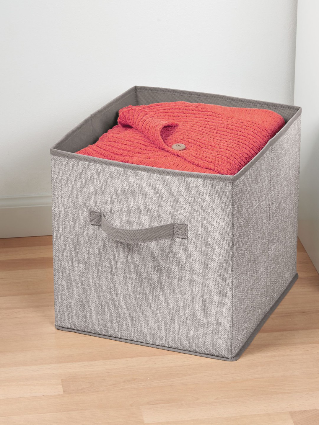 

INTERDESIGN Grey Multipurpose Tote Basket