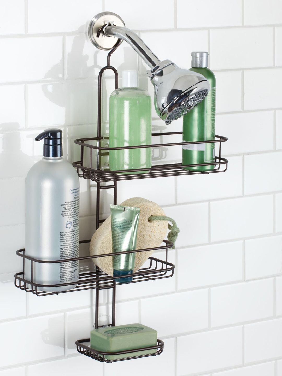 

INTERDESIGN Bronze-Toned Adjustable Shower Caddy