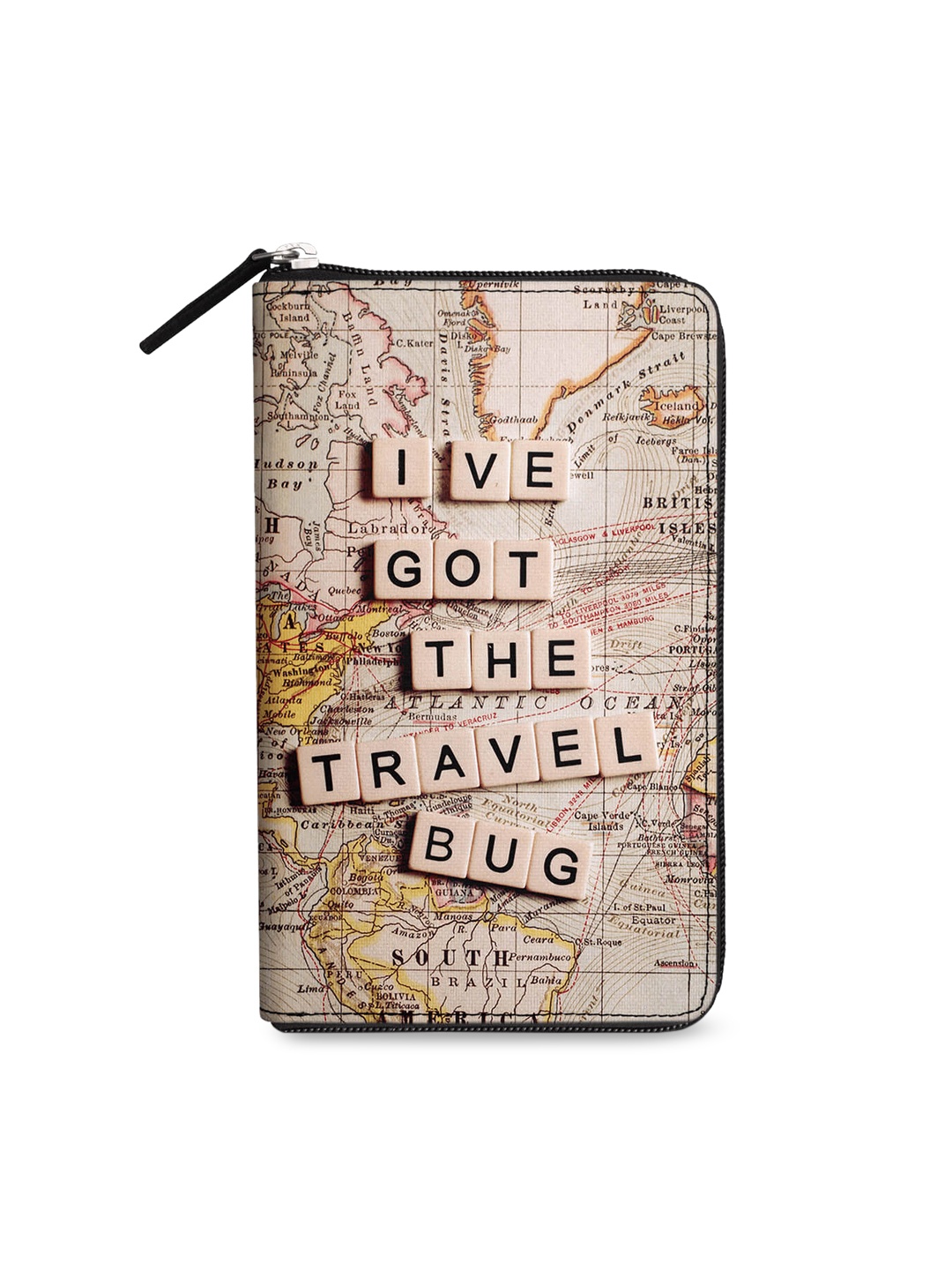 

DailyObjects Women Multicoloured Printed Passport Holder, Multi