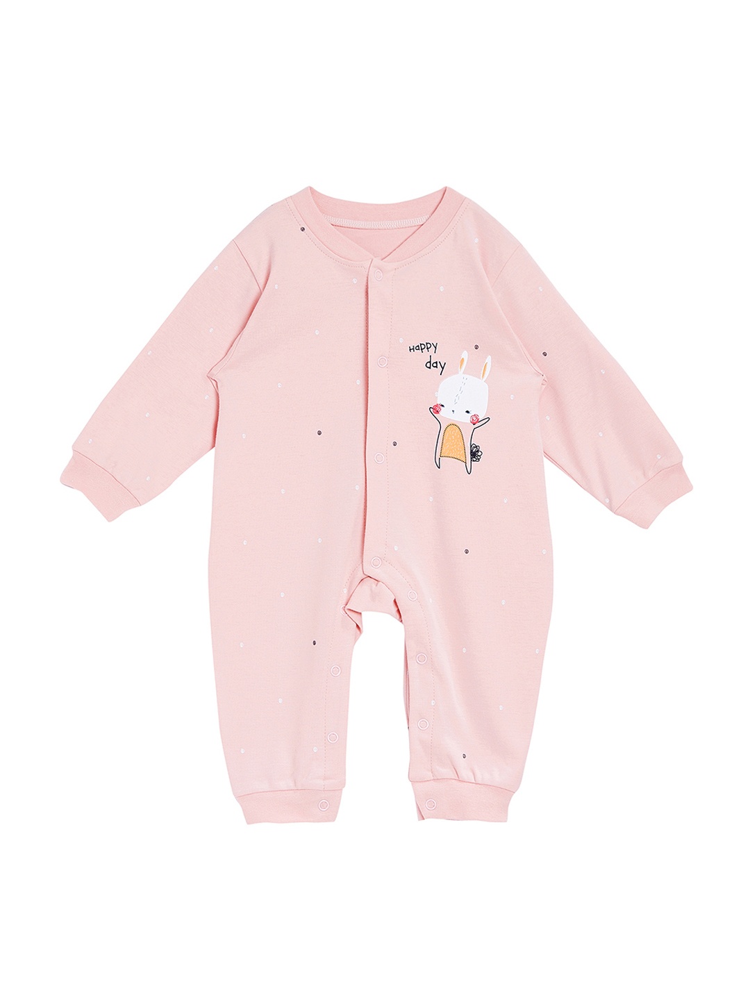 

Camey Kids Pink Printed Romper