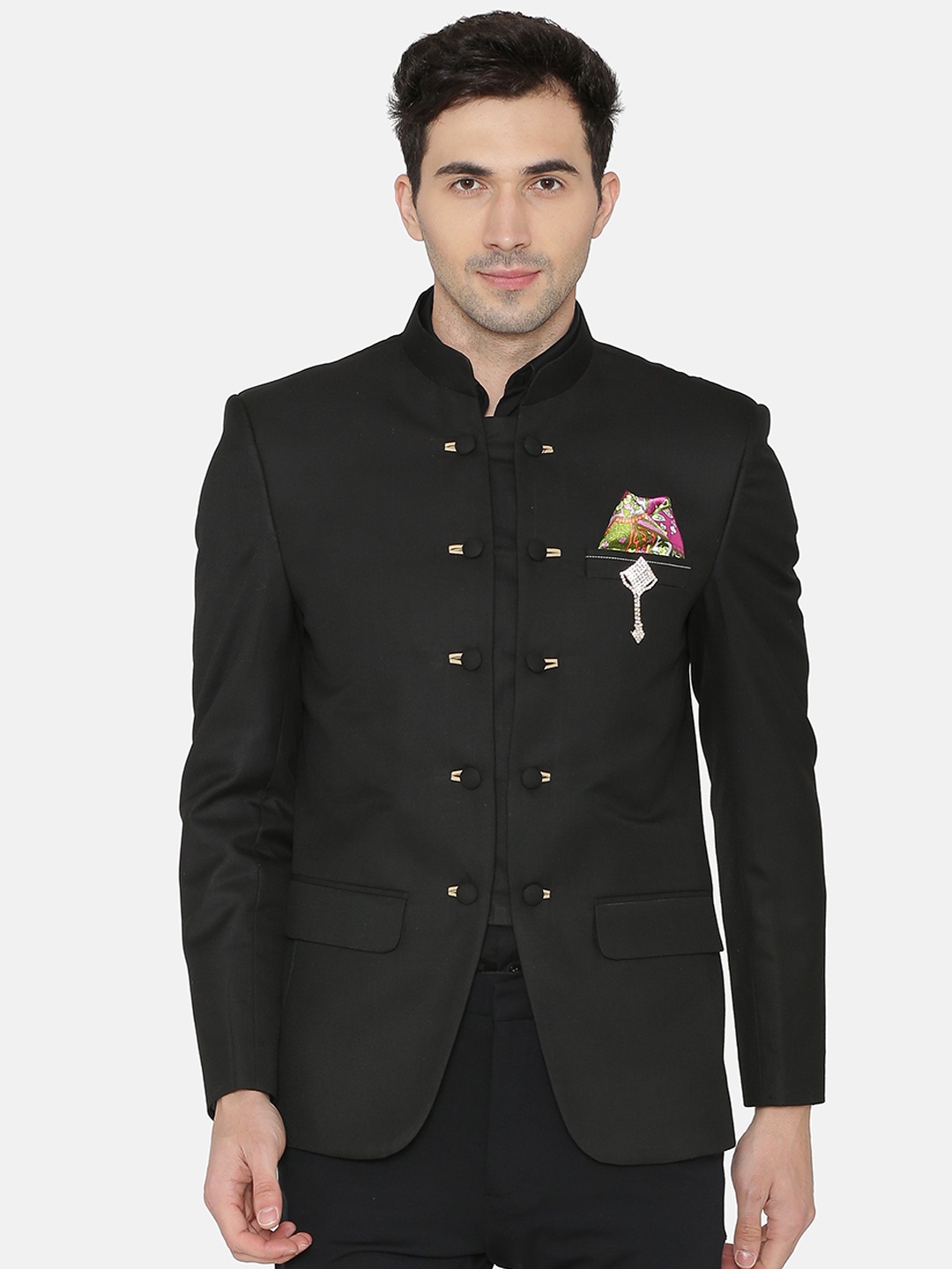 

Wintage Men Black Single Brested Blazer