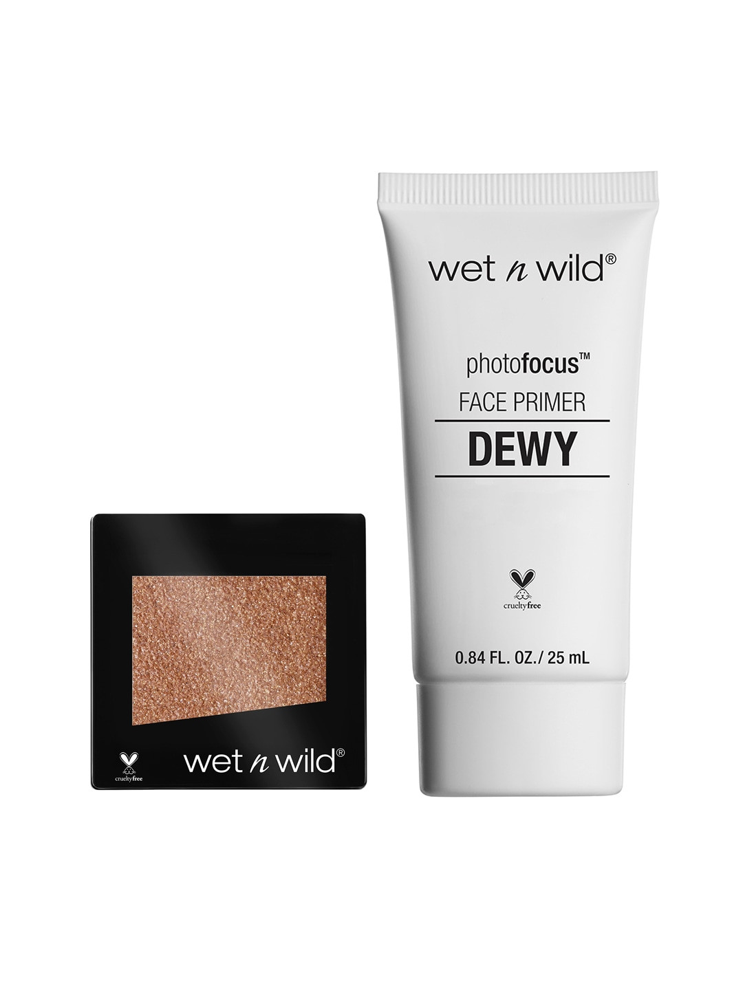 

Wet n Wild Sustainable Nudecomer Eyeshadow E352C & Till Prime Do Us Part E858A Primer Makeup Kit, White