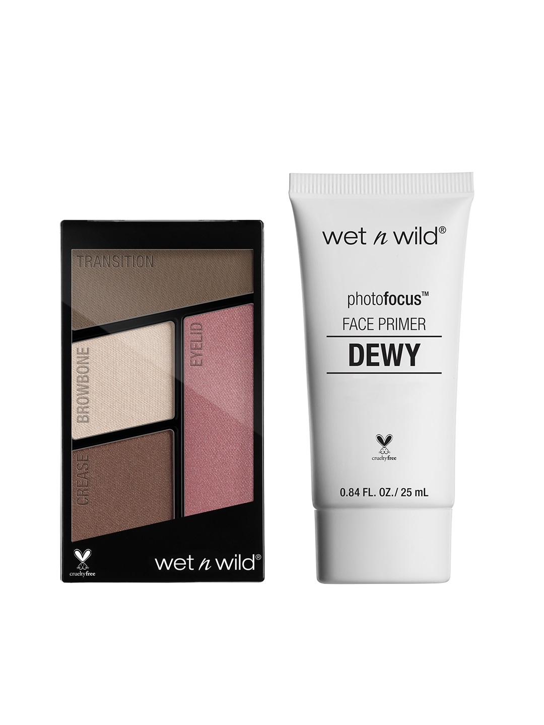 

Wet n Wild Sustainable Till Prime Do Us Part Primer & Sweet As Candy Eyeshadow Makeup Kit, White
