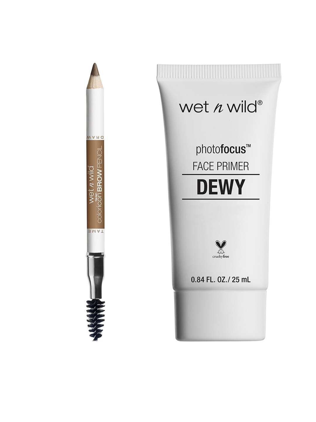 

Wet n Wild Sustainable Till Prime Do Us Dewy Face Primer & Blonde Moments Brow Pencil Make-up Kit, White