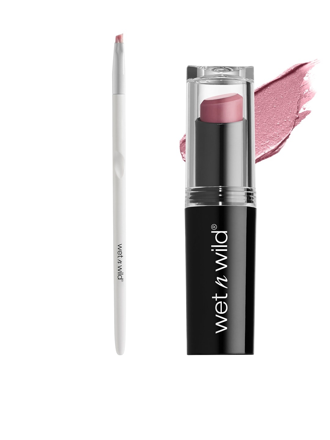 

Wet n Wild Sustainable Makeup Brush & MegaLast Lip Color, Pink