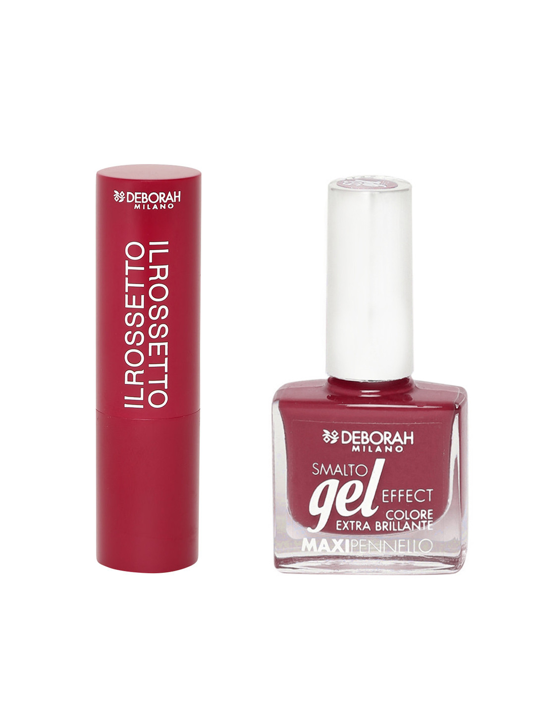 

Deborah Set of 2 Nail Polish & Lipstick, Burgundy