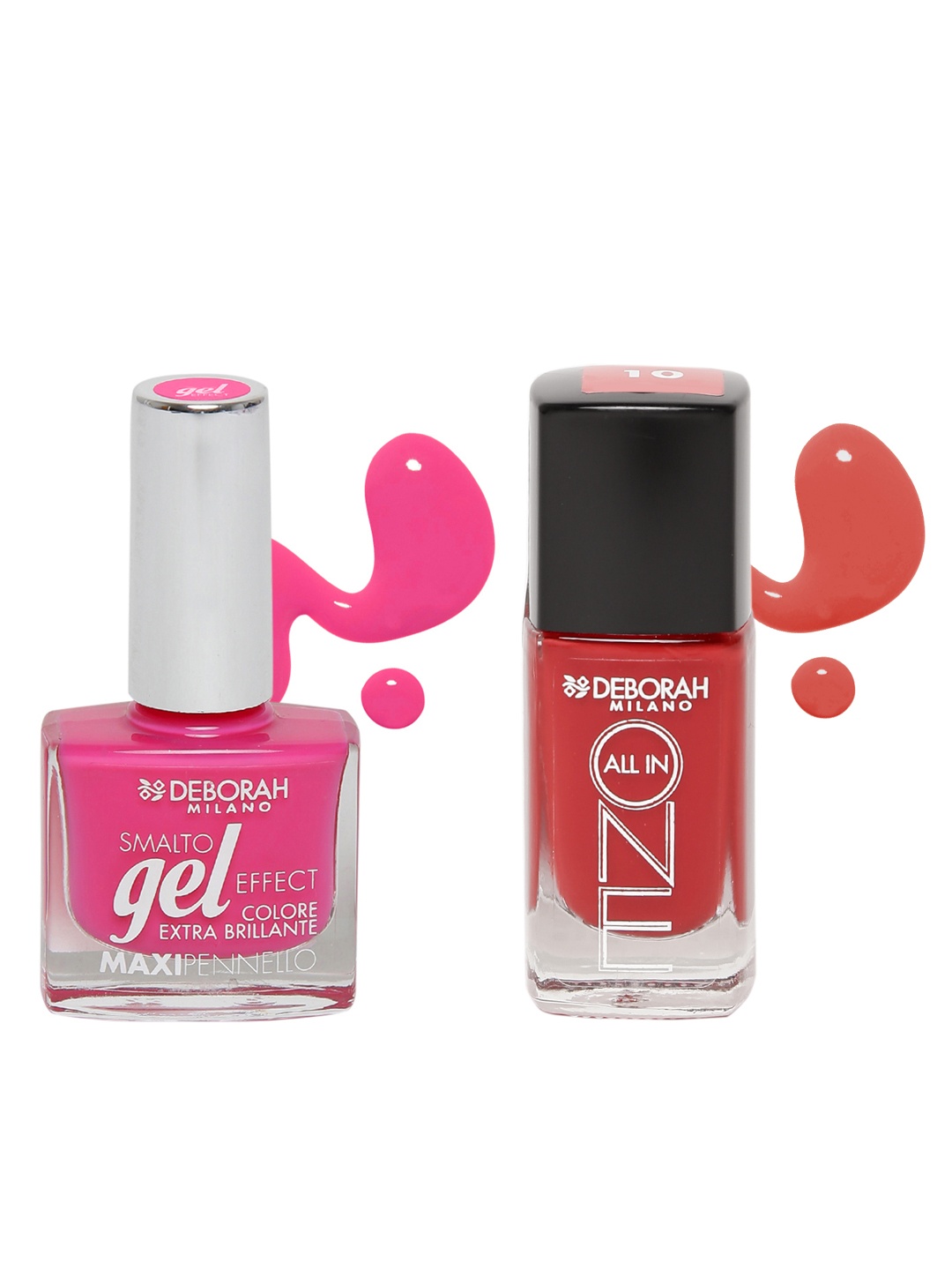 

Deborah Set Of 2 Nail Polish, Pink