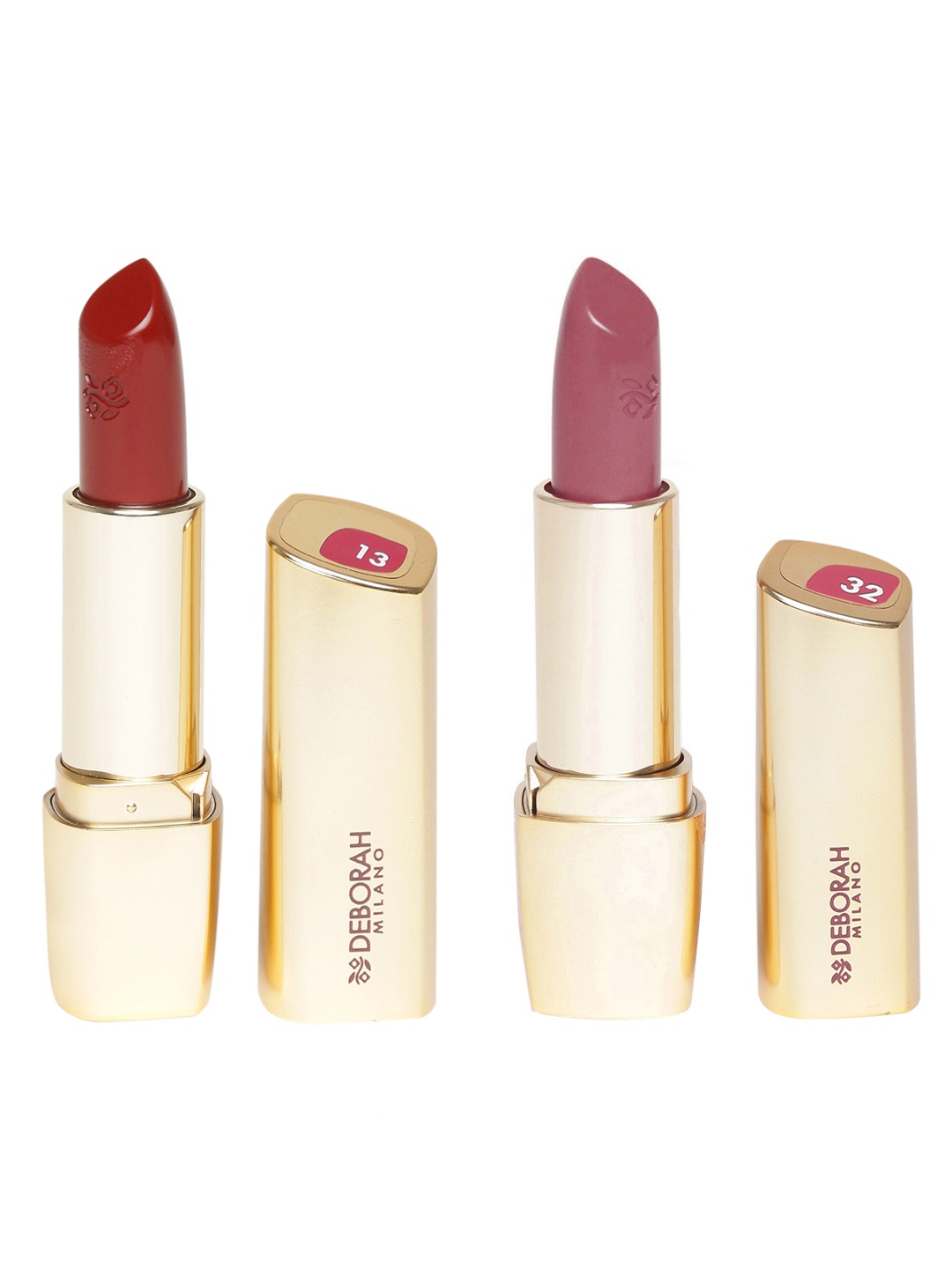 

Deborah Rossetto Milano Set of Deep Fuxia & The Red Dress Lipsticks, Mauve