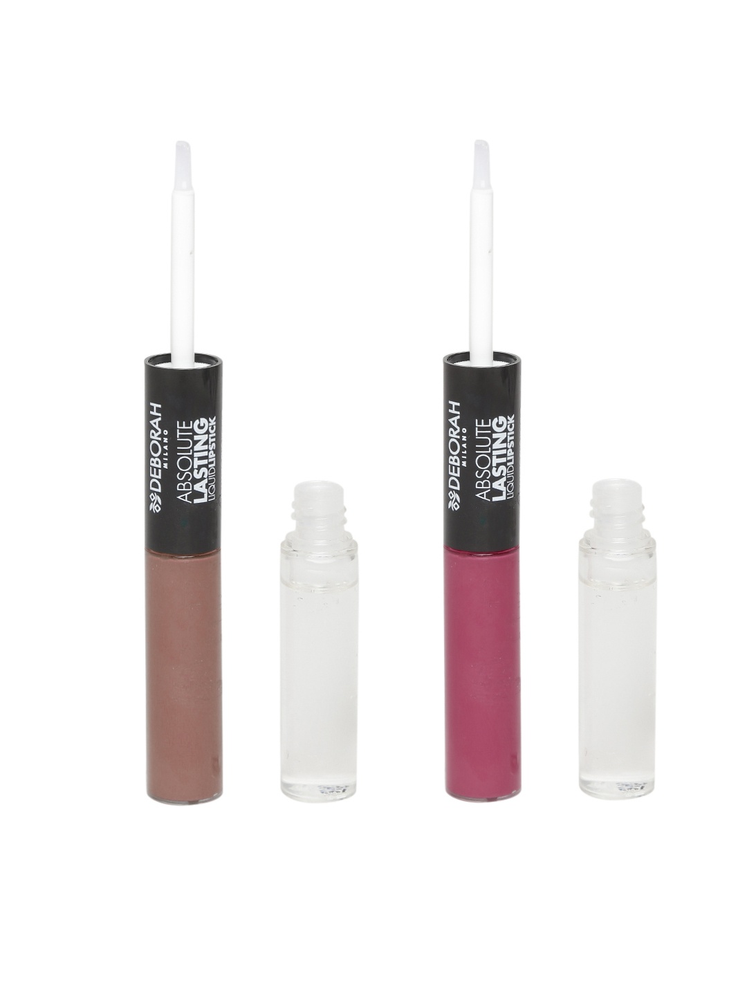 

Deborah Set of 2 Lipstick with Lip Gloss, Brown