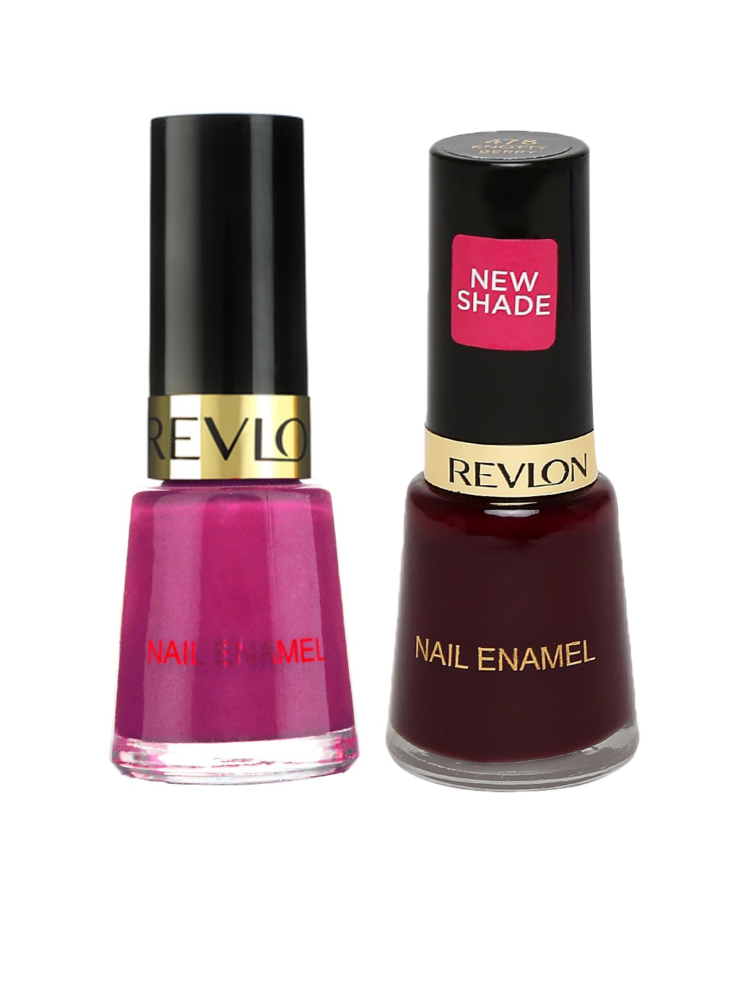

Revlon Set of Plum Deluxe 315 & Brides Glee 477 Nail Enamels, Purple