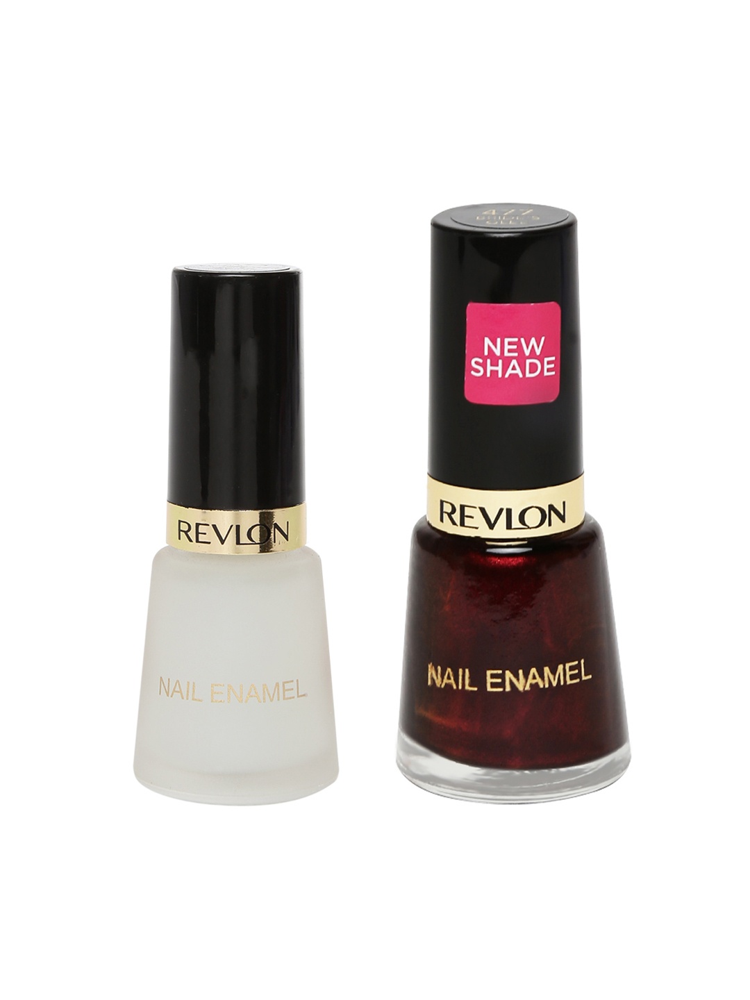 

Revlon Knotty Berry Nail Enamel 478 & Matte Top Coat Nail Enamel 494 Set, Maroon