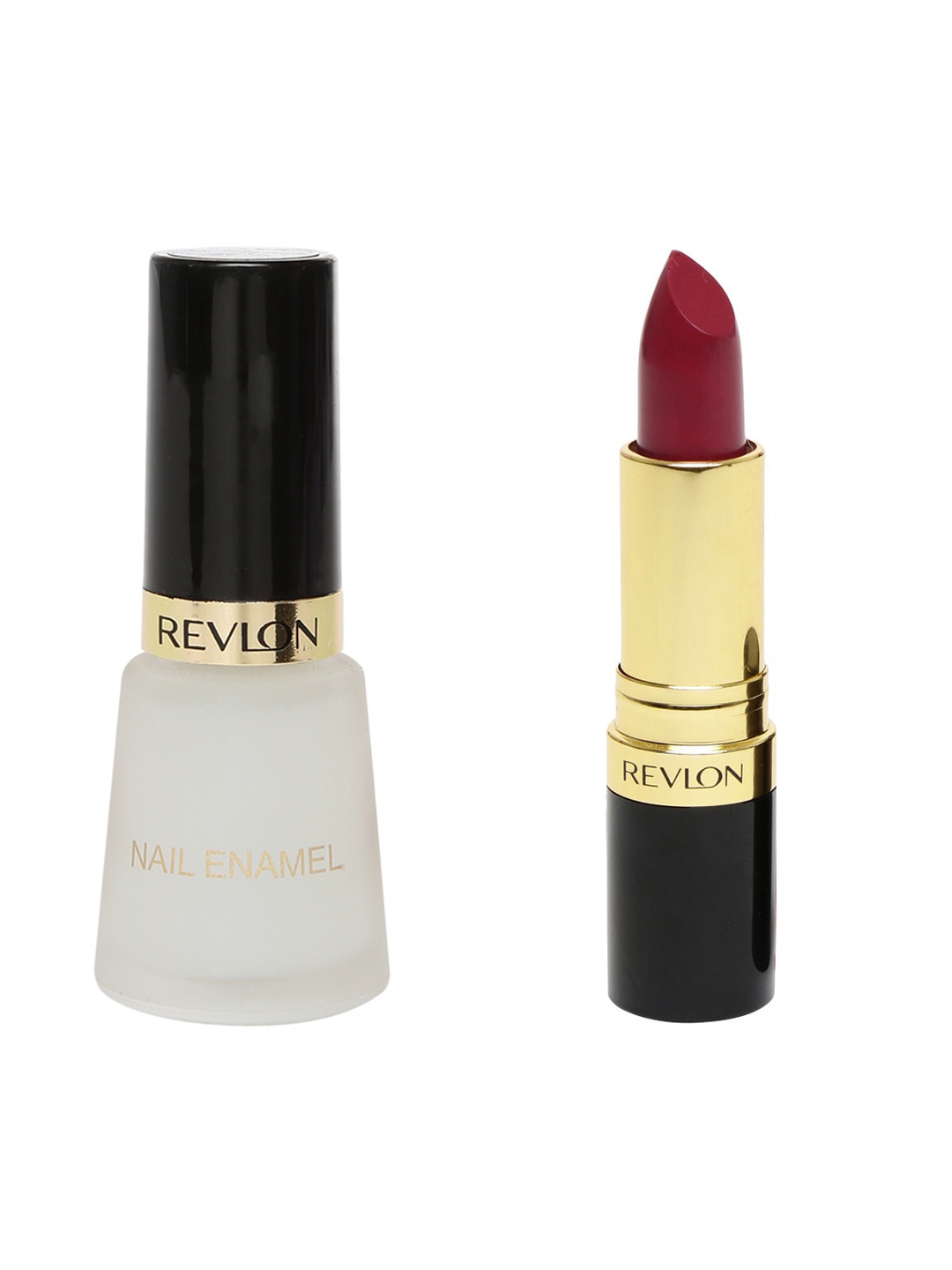 

Revlon Set of Matte Top Coat 494 & Super Lustrous Matte Lipstick, Maroon