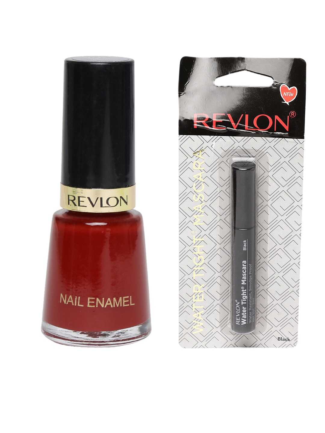 

Revlon Water Tight Mascara - Black & Nail Enamel - Red Fiesta