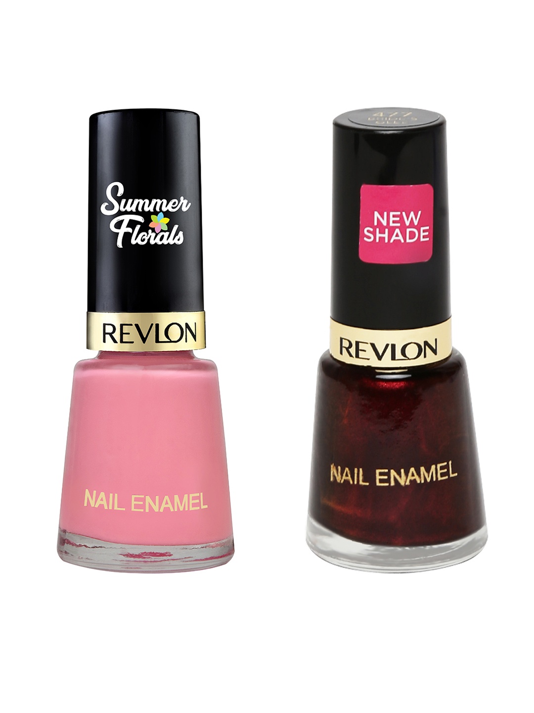 

Revlon Set of 2 Nail Polishes, Maroon